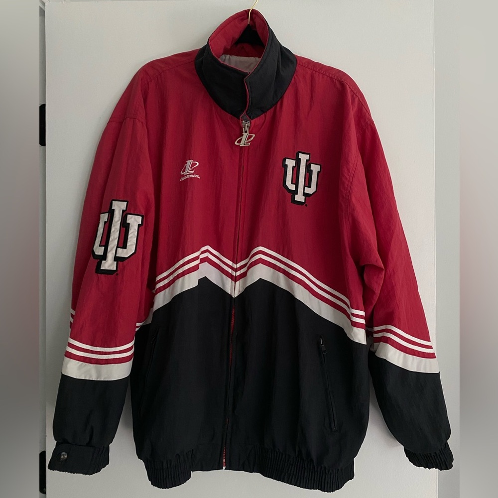 Vintage IU Indiana Hoosiers Windbreaker Jacket Coat | Large Men’s Women’s Unisex